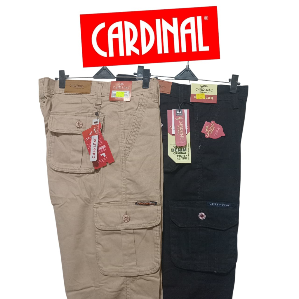 Celana Panjang Cargo Pria # celana Cargo  cardinal pria