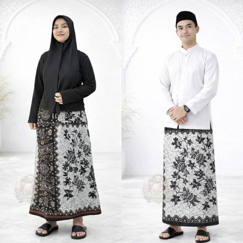 [ ready stock, beli 3pcs 100ribu ]Sarung Santri Batik Edition Wayang Bahan kain micro motif cewek co