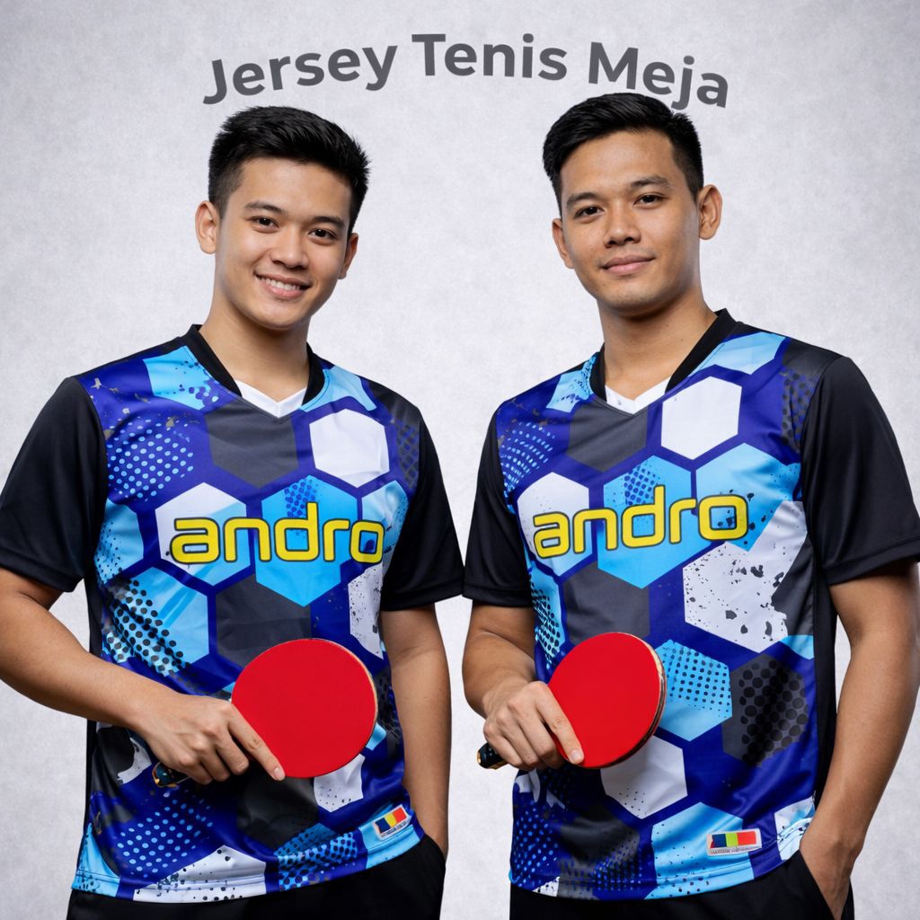 Jersey Tenis Meja  Andro Pria Dewasa | Baju Pingpong DriFit Premium