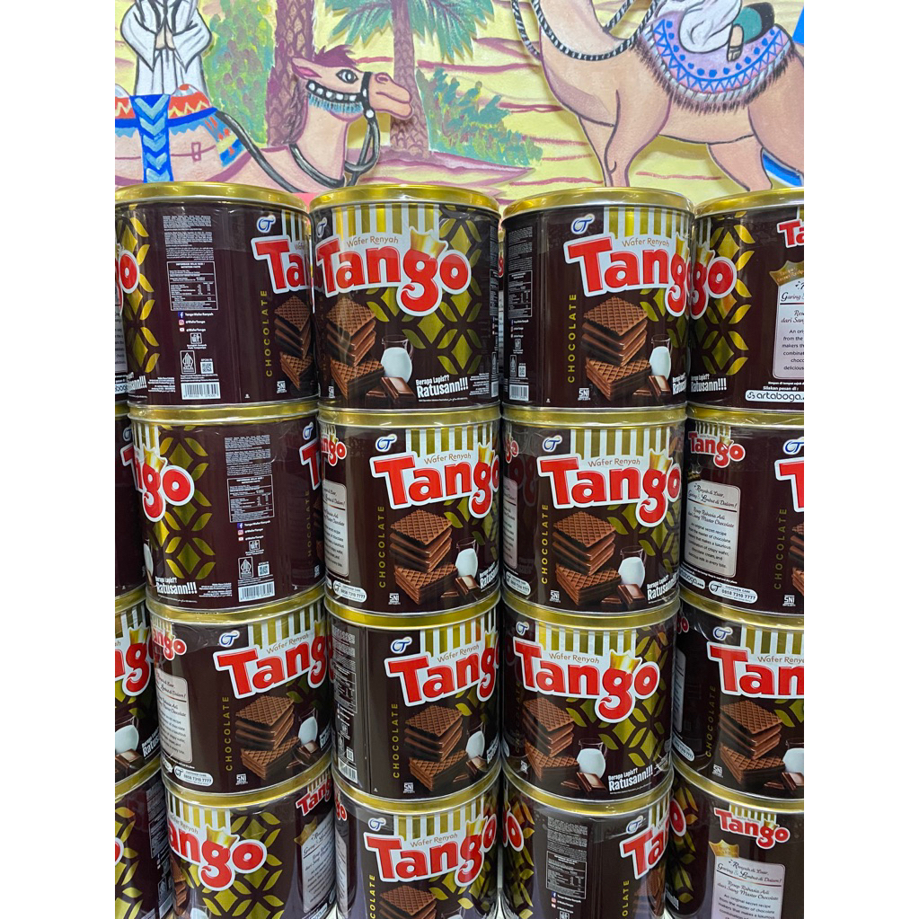 Tango kaleng [1dus isi 6 kaleng] Wafer tango coklat 240g