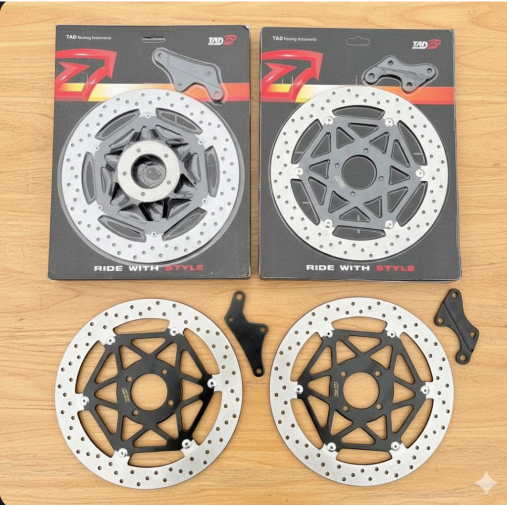 PIRINGAN CAKRAM DUCATI PANIGALE MOZ 300 Mm disk depan jupiter tiger revo tirev supra megapro baut 4 