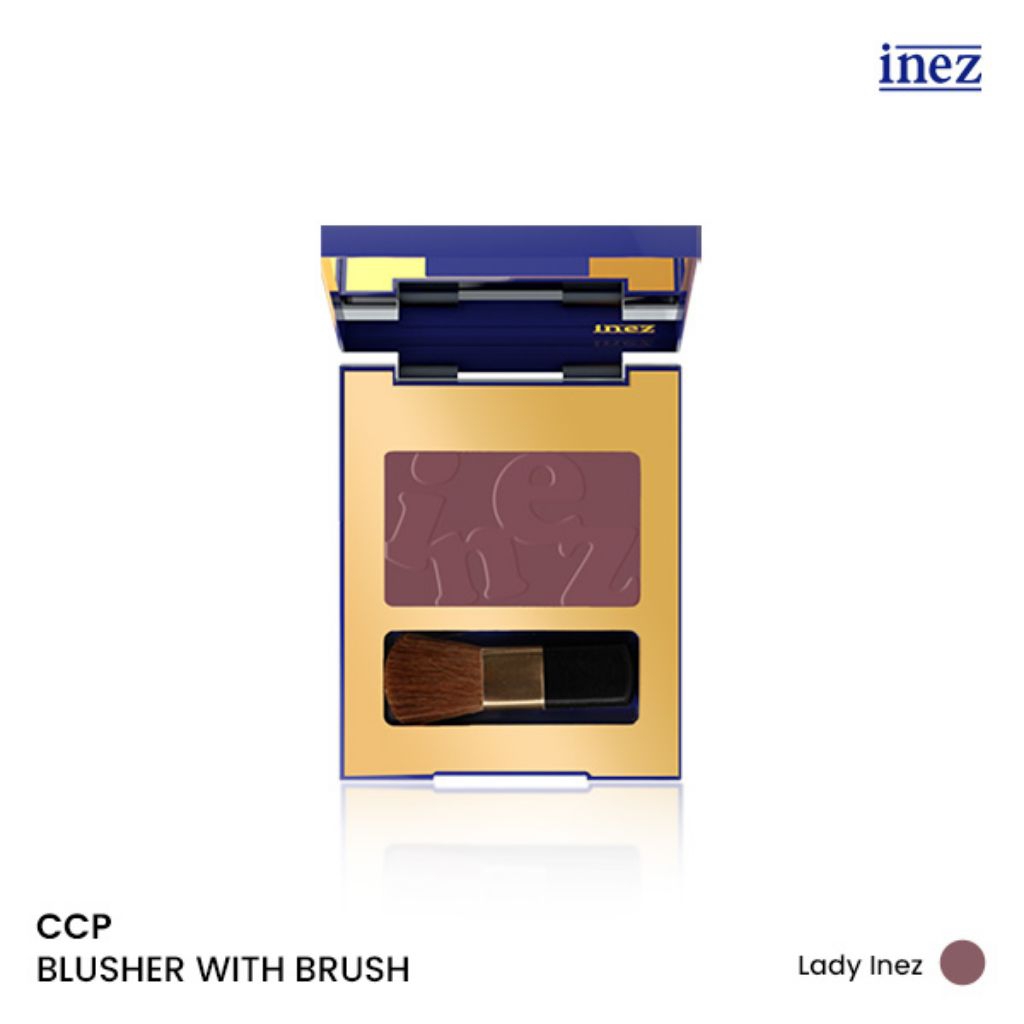 Inez - Color Contour Plus Blusher with brush Lady Inez