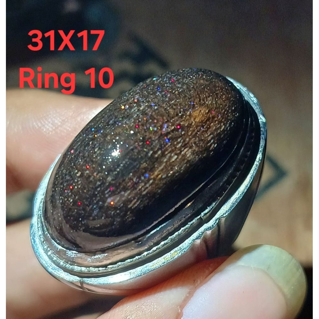 SIZE,10 BLACK OPAL SEMPUR RUYUNG BANTEN 31X17