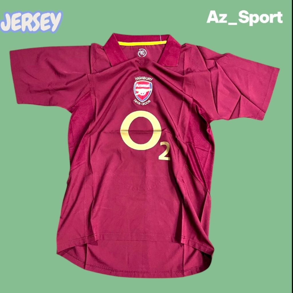 Jersey Bola RETRO Arsenal Home 05/06