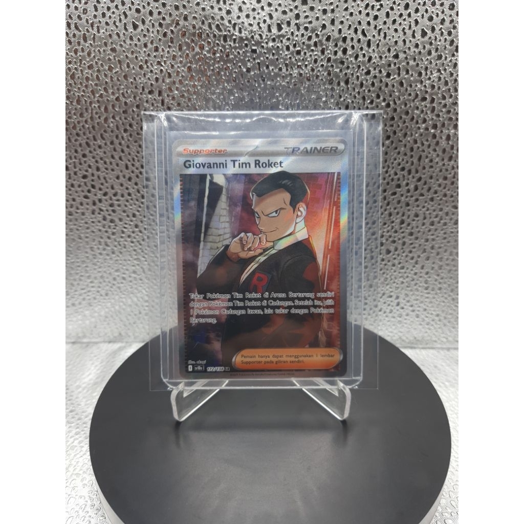 Kartu Pokemon - 2025 Kehadiran Juara #172 Giovanni Tim Rocket SR