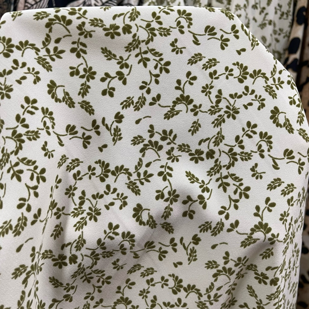 kain wolpeach motif bunga kecil premium - kain soft wolfis - kain monalisa premium dzb