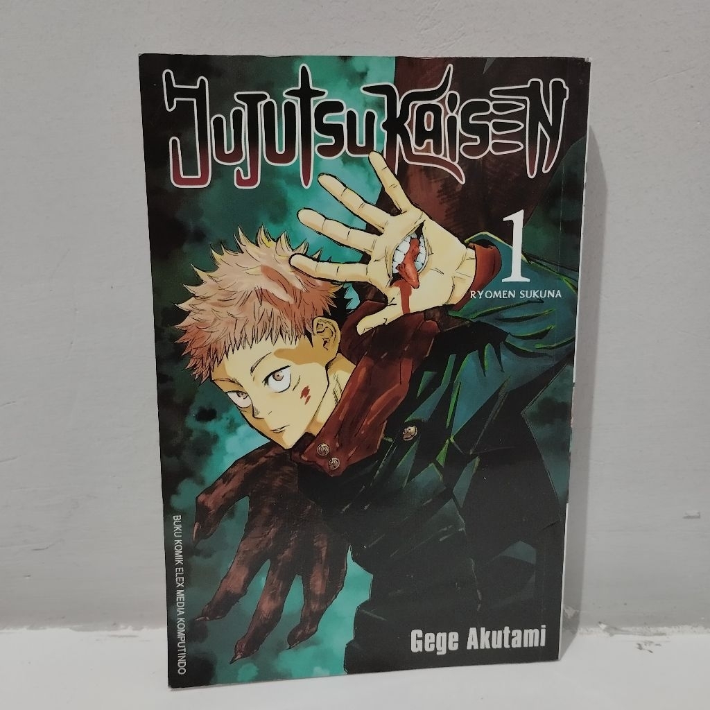 Jujutsu kaisen volume 1 komik [Preloved]