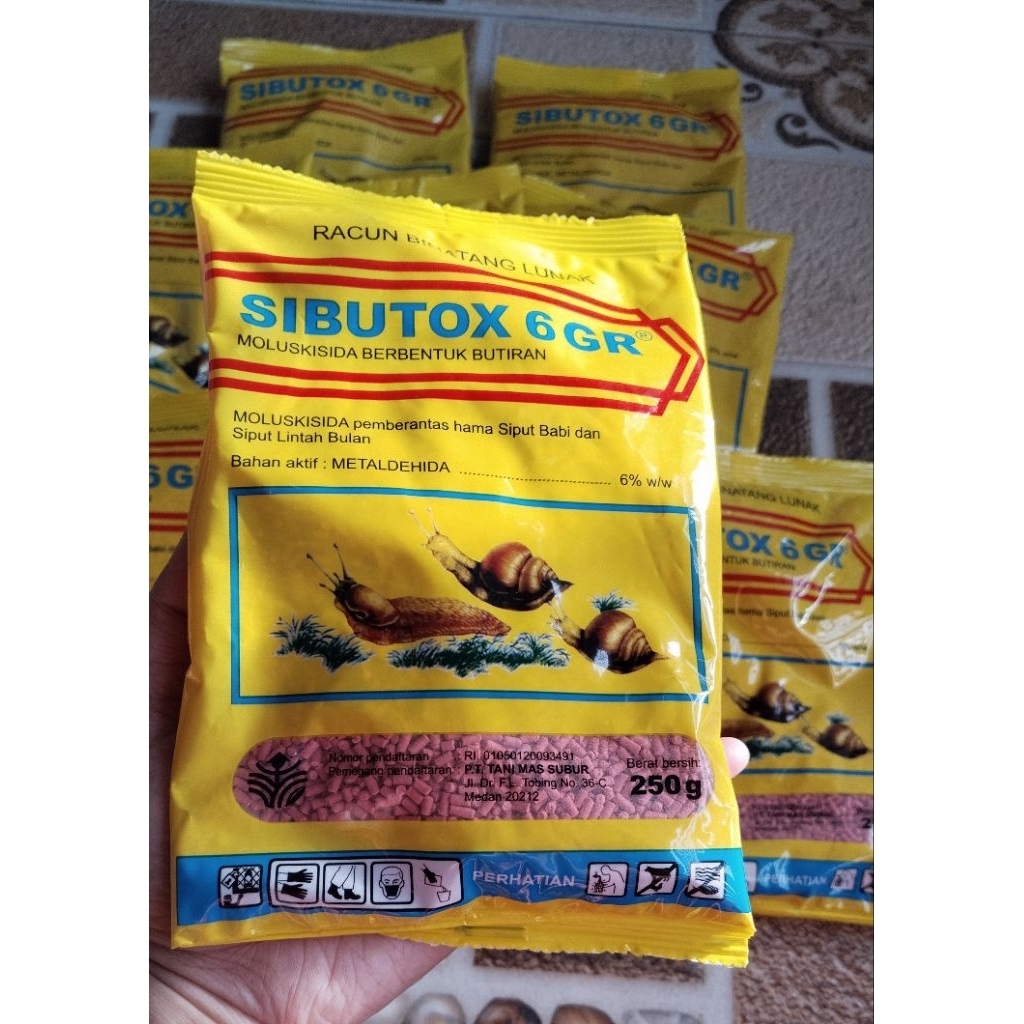 SIBUTOX 6GR Kemasan 250gram RACUN KEONG / SIPUT ORIGINAL 100%