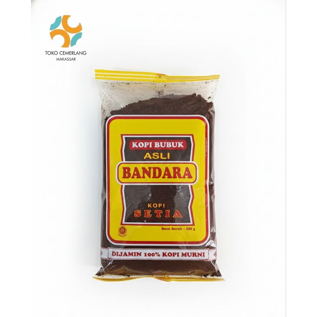 KOPI BUBIK BANDARA KOPI SETIA 200g KHAS MAKASSAR