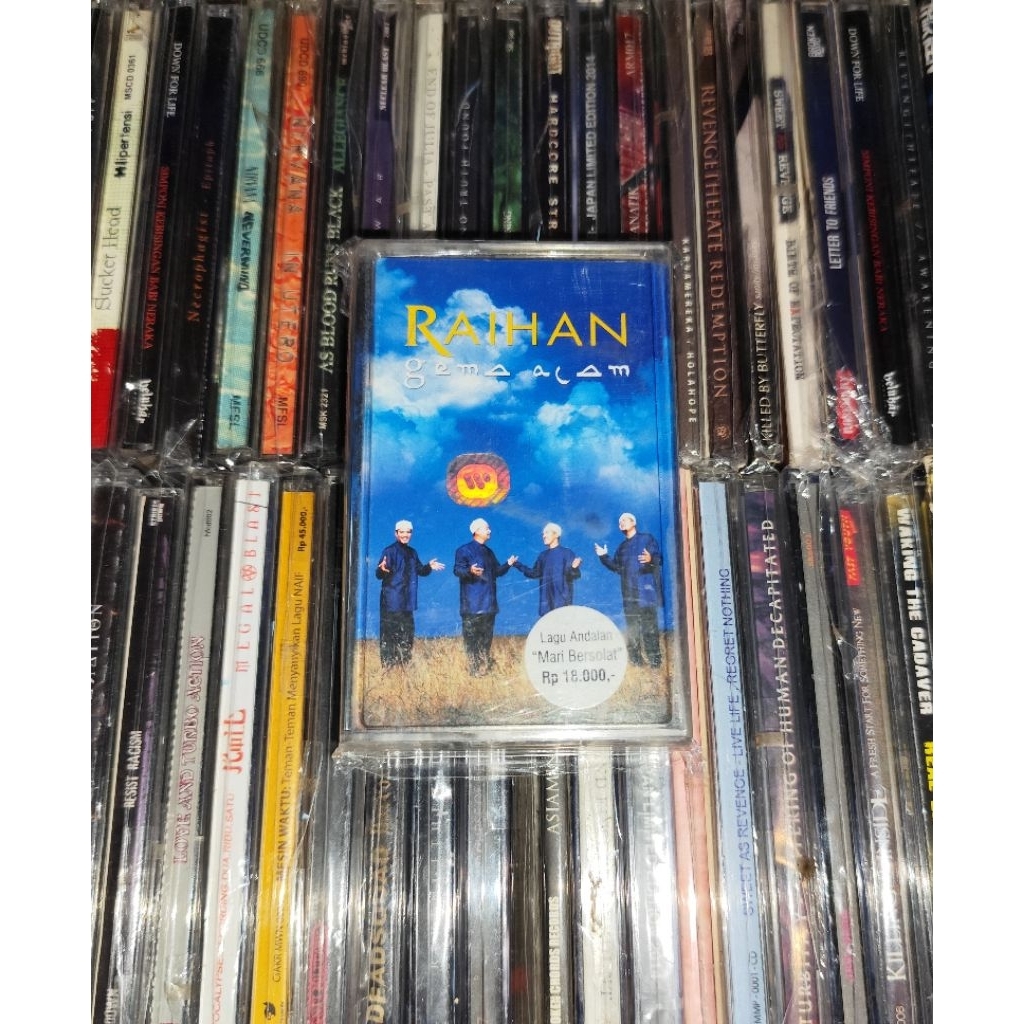 Kaset Raihan - Gema Alam Hits Singles Mari Bersolat