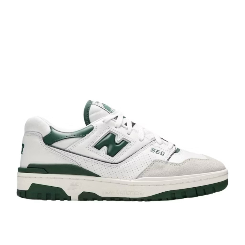 NEW BALANCE 550 WHITE GREEN ORIGINAL SHOES
