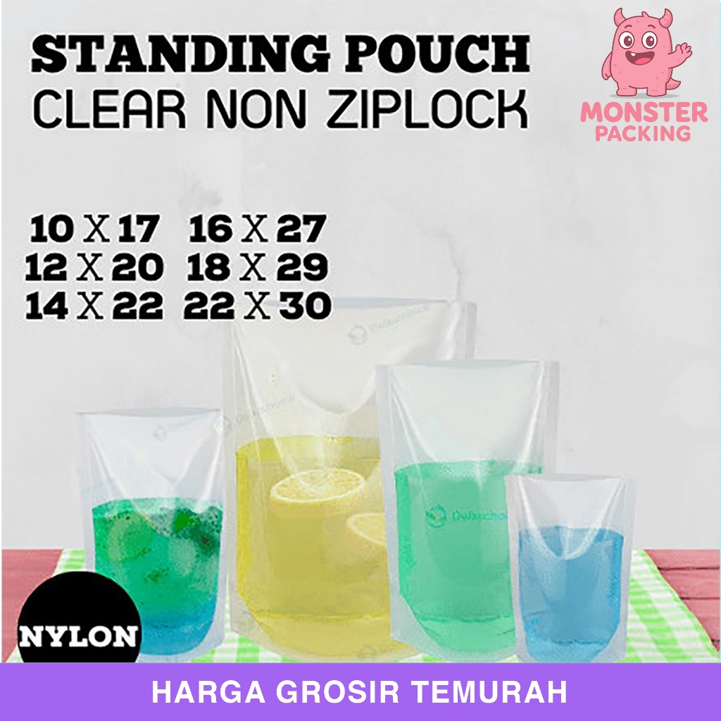 STANDING POUCH NYLON | PLASTIK KEMASAN CAIRAN / LIQUID