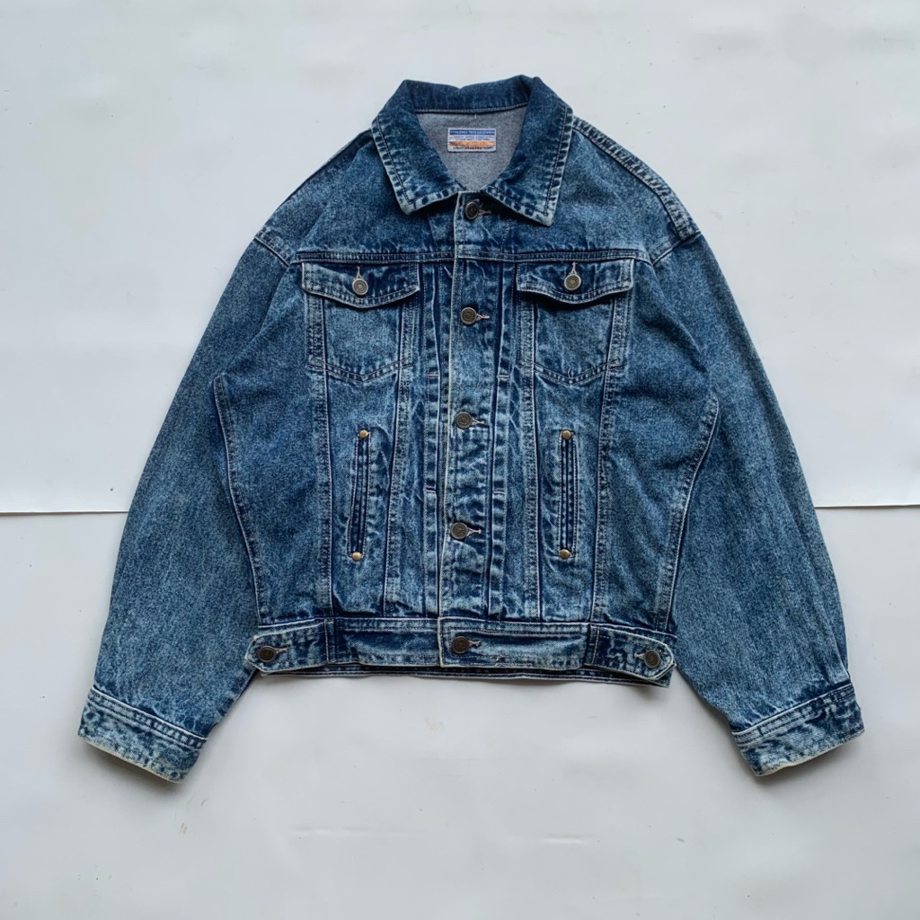 Trucker Denim Jacket Trendy boxy