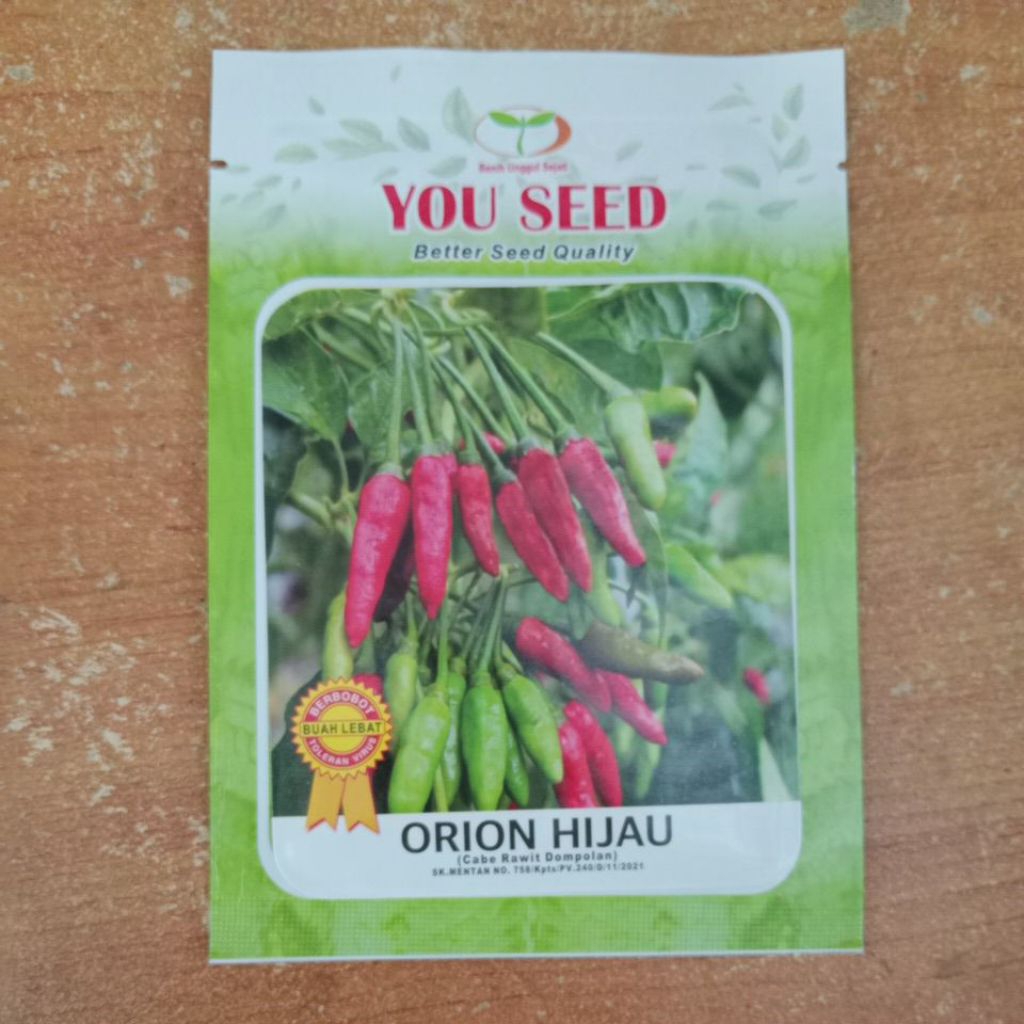 Benih Cabe ORION HIJAU F1 10 Gram