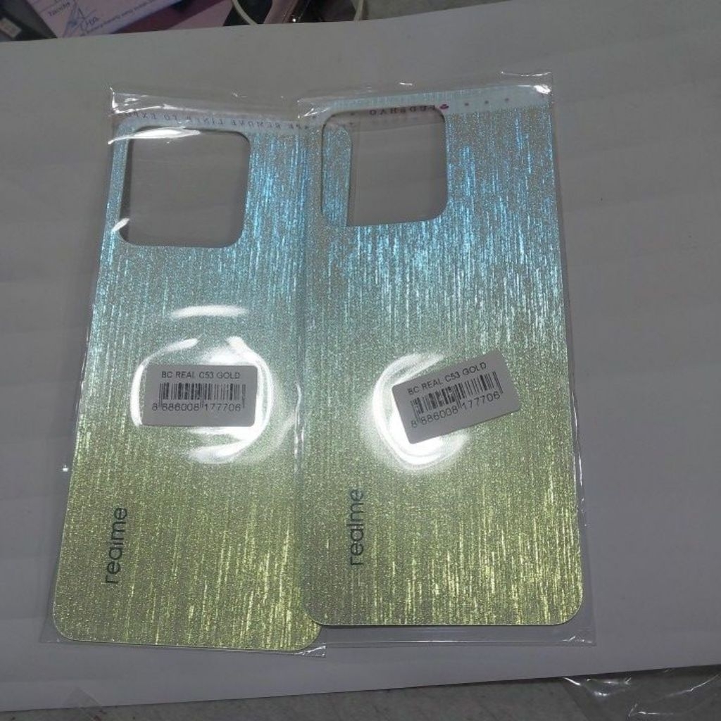 Backcase Backdoor tutup cover  Back cover Realme C53 Gold