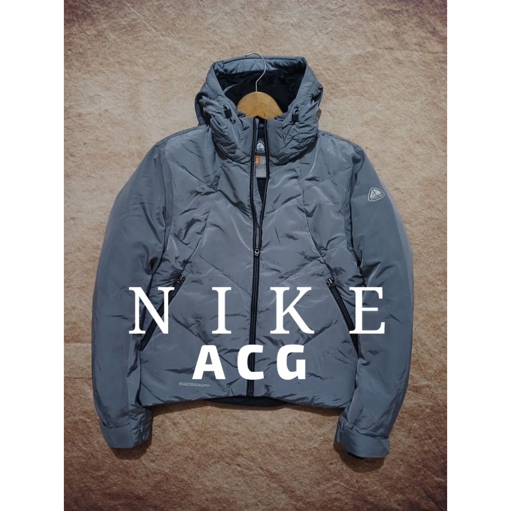 Jaket puffer keren NIKE ACG model boxy recomend secono