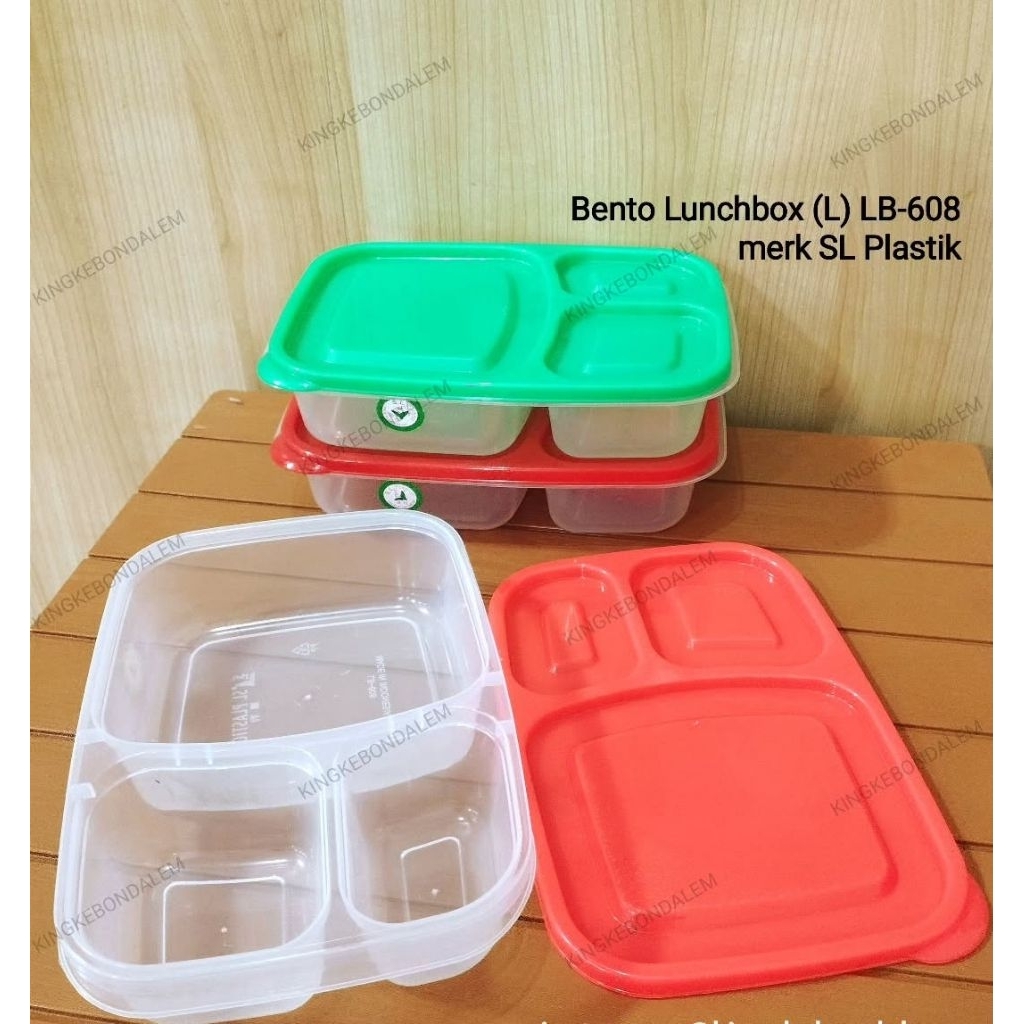 Tempat Makan / Lunch Box SL PLASTIC Large Bento - Random
Pasti ori