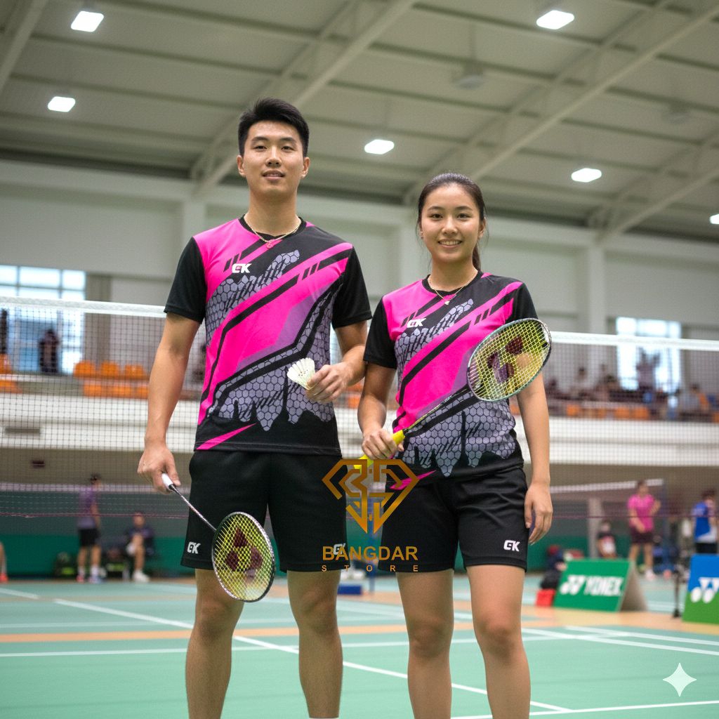 KAOS OLAHRAGA WANITA JERSEY VOLLY CEWEK KAOS VOLLY WANITA BAJU BULUTANGKIS