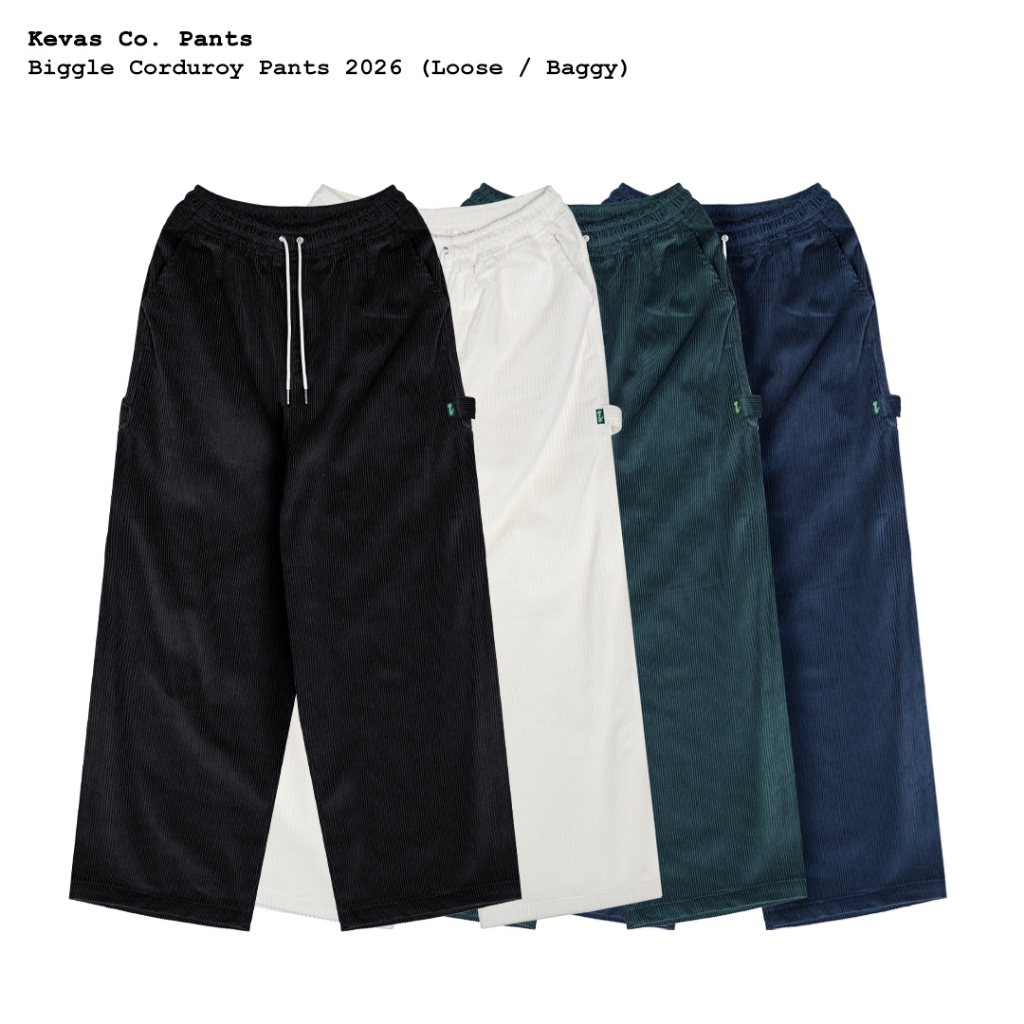 Kevas Biggle Corduroy Loose Pants