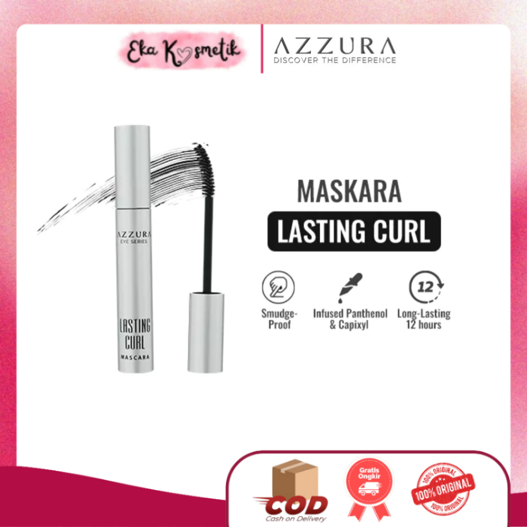 AZZURA Mascara Lasting Curl 6.5gr Waterproof / EKA KOSMETIK