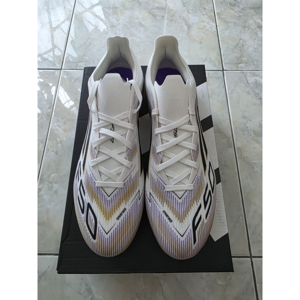 Sepatu Bola Adidas F50 Pro FG White Original