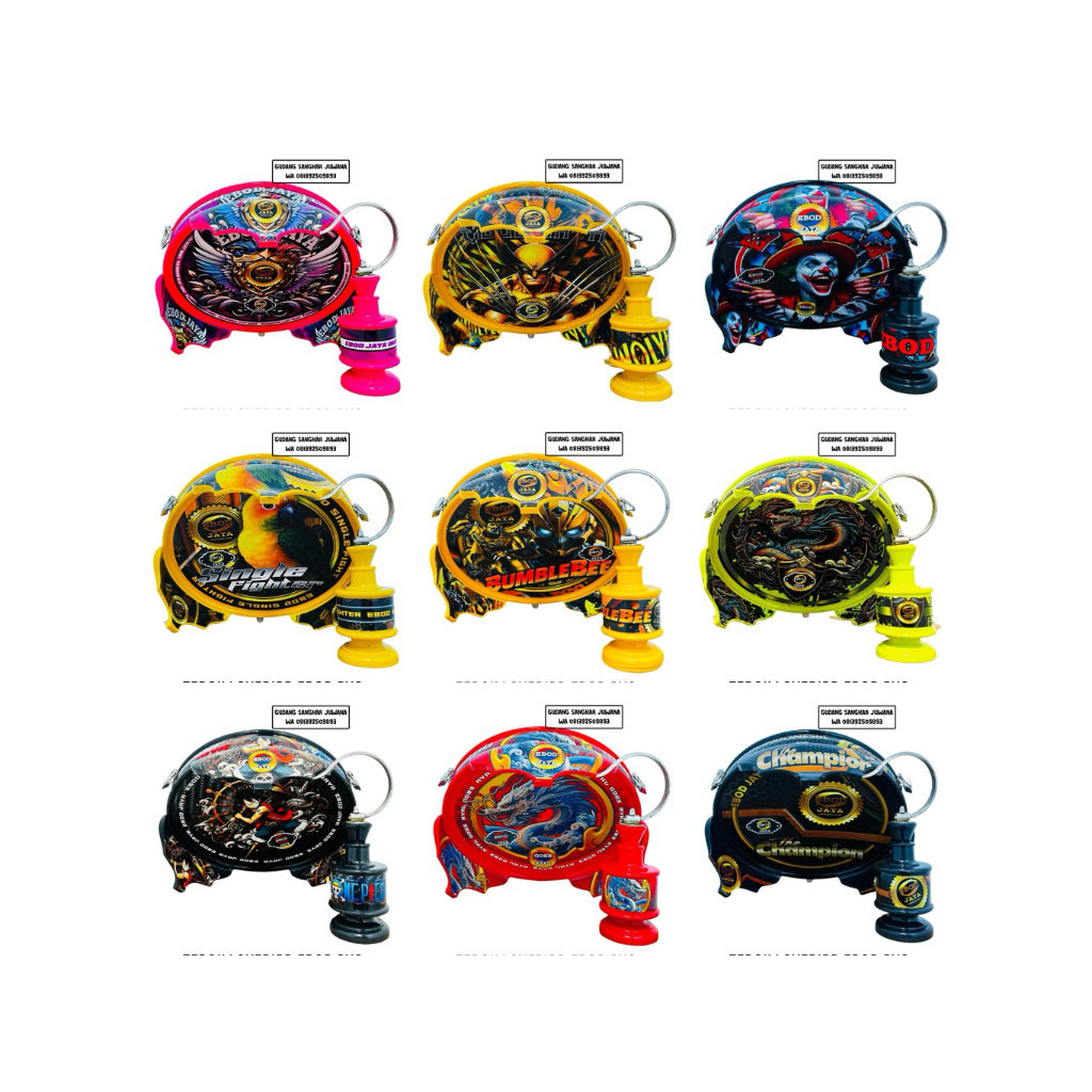 Tebok Lovebird Ebod Jaya PVC Decal