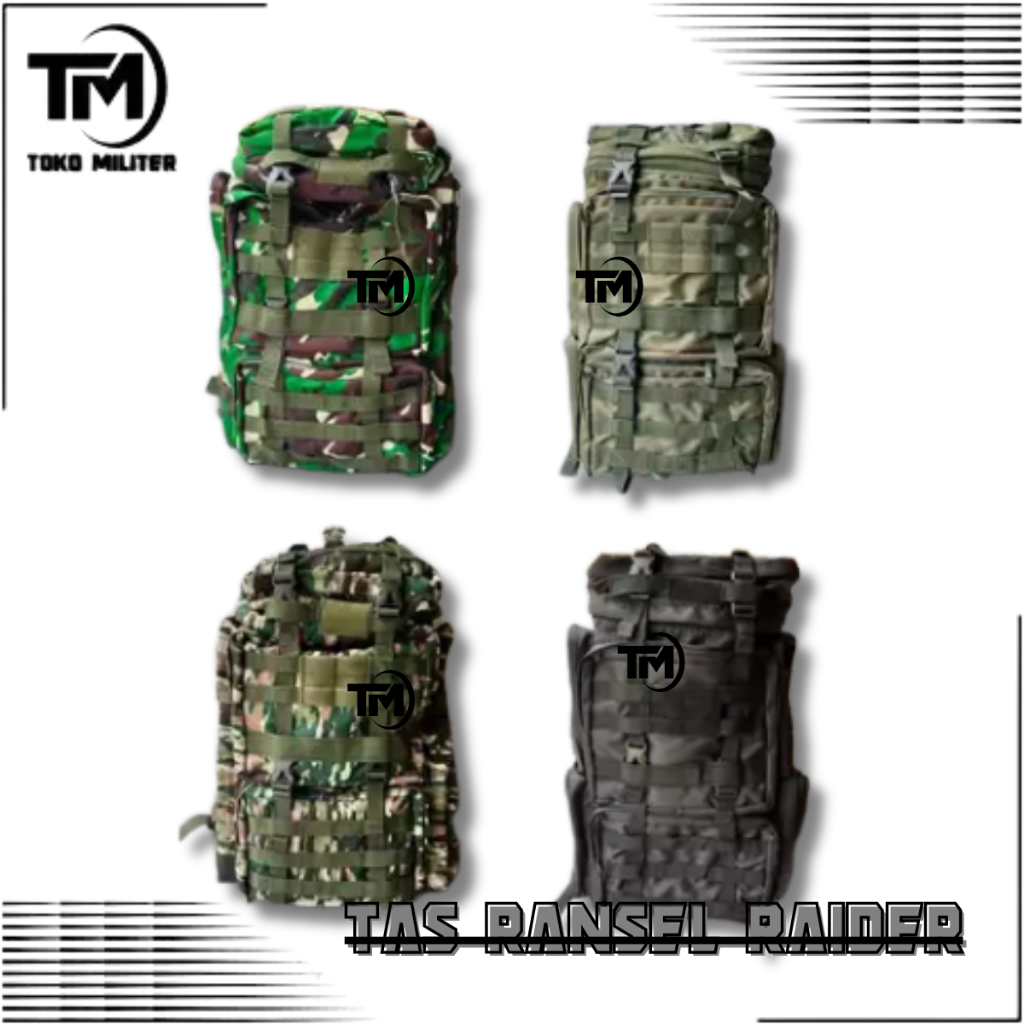 Tas Ransel Punggung tas raider tas ransel army model jatah raider