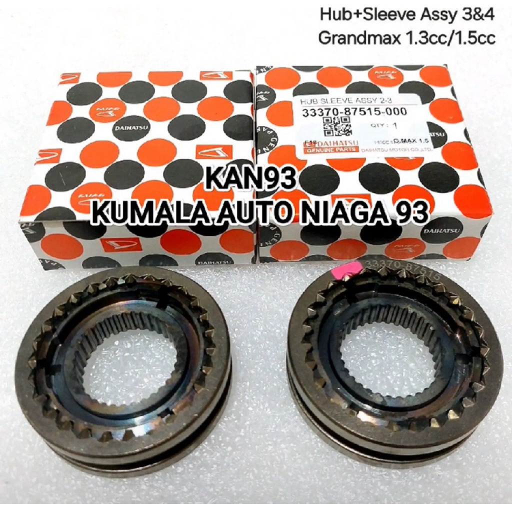 HUB SLEEVE-GEAR SYNCROMIS GIGI 3 & 4 DAIHATSU GRANDMAX 1.3CC 1.5CC ORI