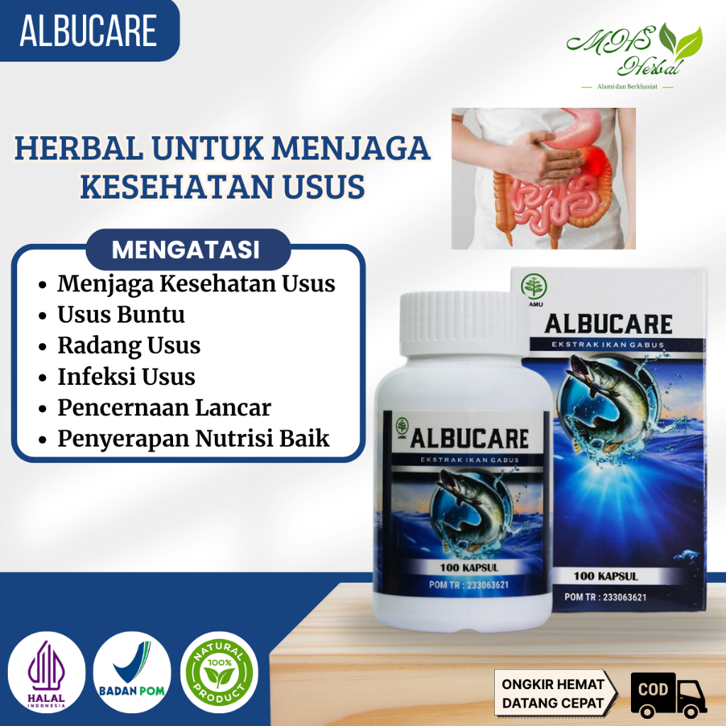 Obat Usus Buntu, Radang Usus, Infeksi Usus, Penyumbatan (Obstruksi Usus) Dari Albucare