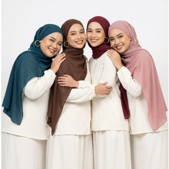 Hijab Pashmina Arabian Voal (Odelia Shawl)