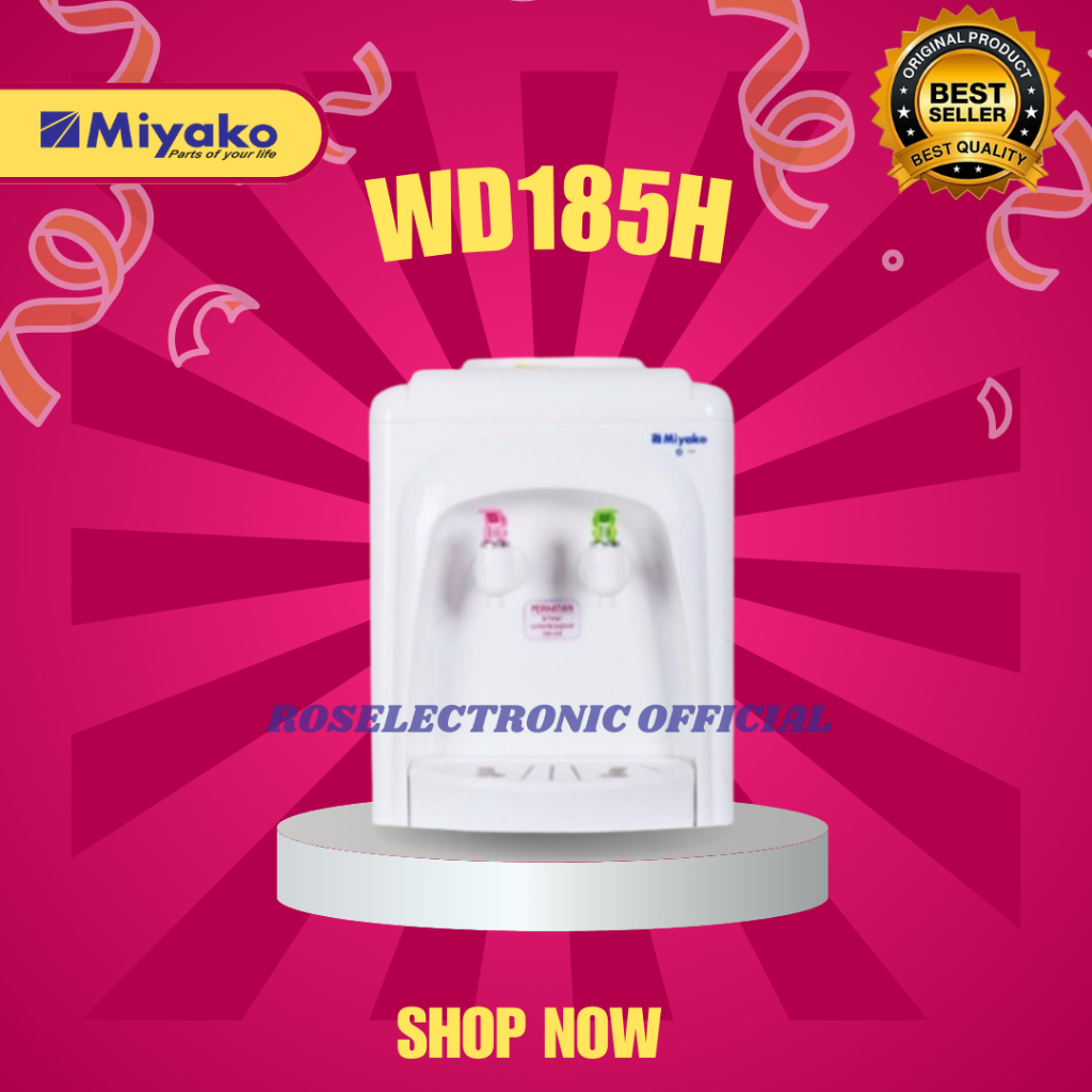Miyako AquaFlow WD185H - Dispenser Galon Atas/WD 185H /WD 185 H/WD-185 H/WD-185H/WD185H