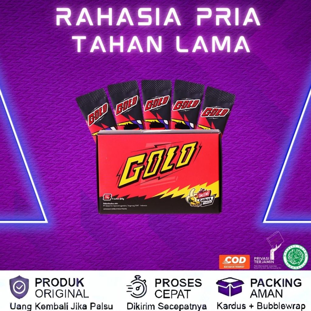 Golo Ginseng Herbal Minuman Serbuk Stamina Pria Original