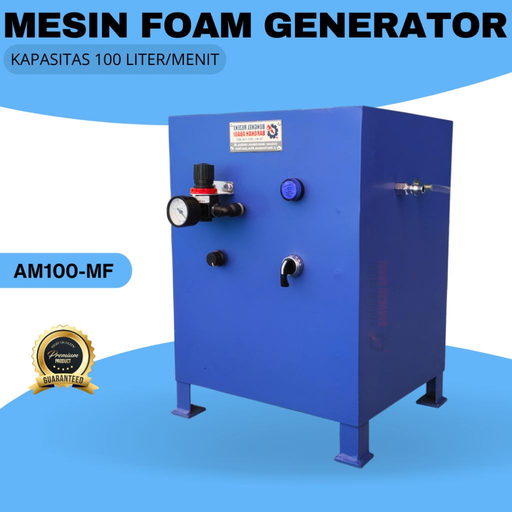 Foam Generator Mesin Bata Ringan AM100-MF Kapasitas 100 Liter/menit Untuk Kebutuhan Industri Konstru