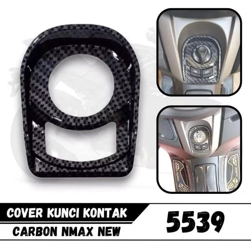 Cover Kunci kontak Karbon Nmax New Cover Tutup Kunci Kontak Nmax New 2020-2022 Karbon Nmax New