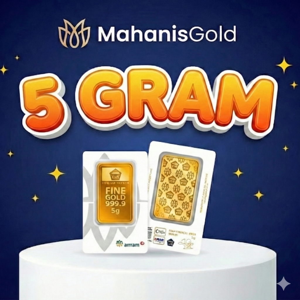 Emas ANTAM Logam Mulia CERTICARD 100% ORIGINAL - 5 gram