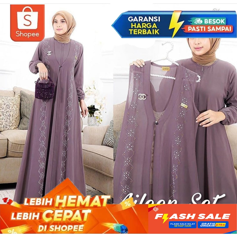 GAMIS SET OUTER BRAND MALL//GAMIS ROMPI//AILEEN SET