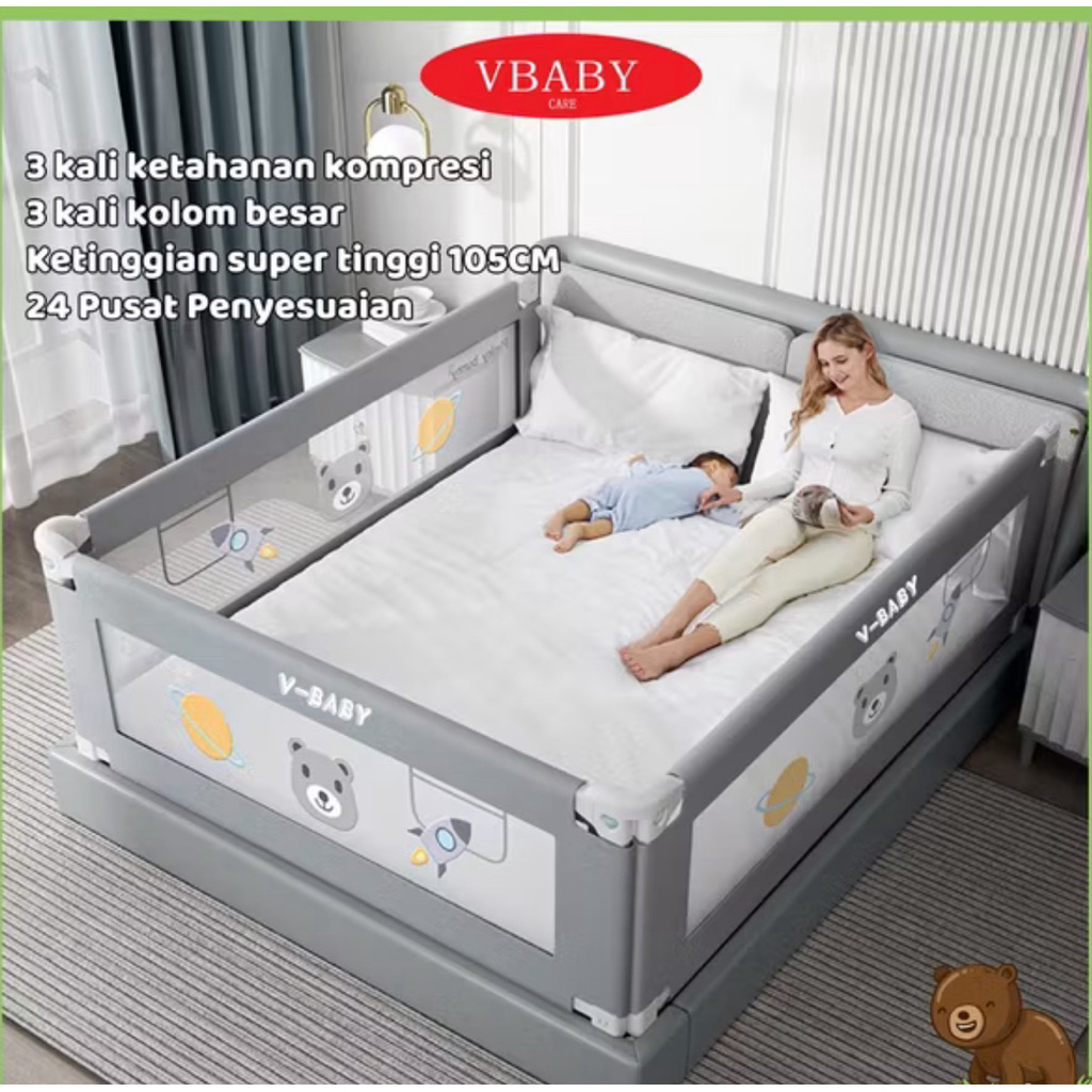 Preloved Bedrail Vcare Baby