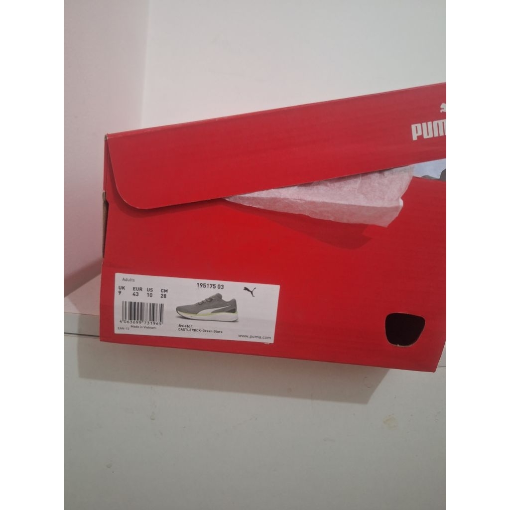 [BNIB] Puma Aviator Castlerock | Green Glare | Size 43