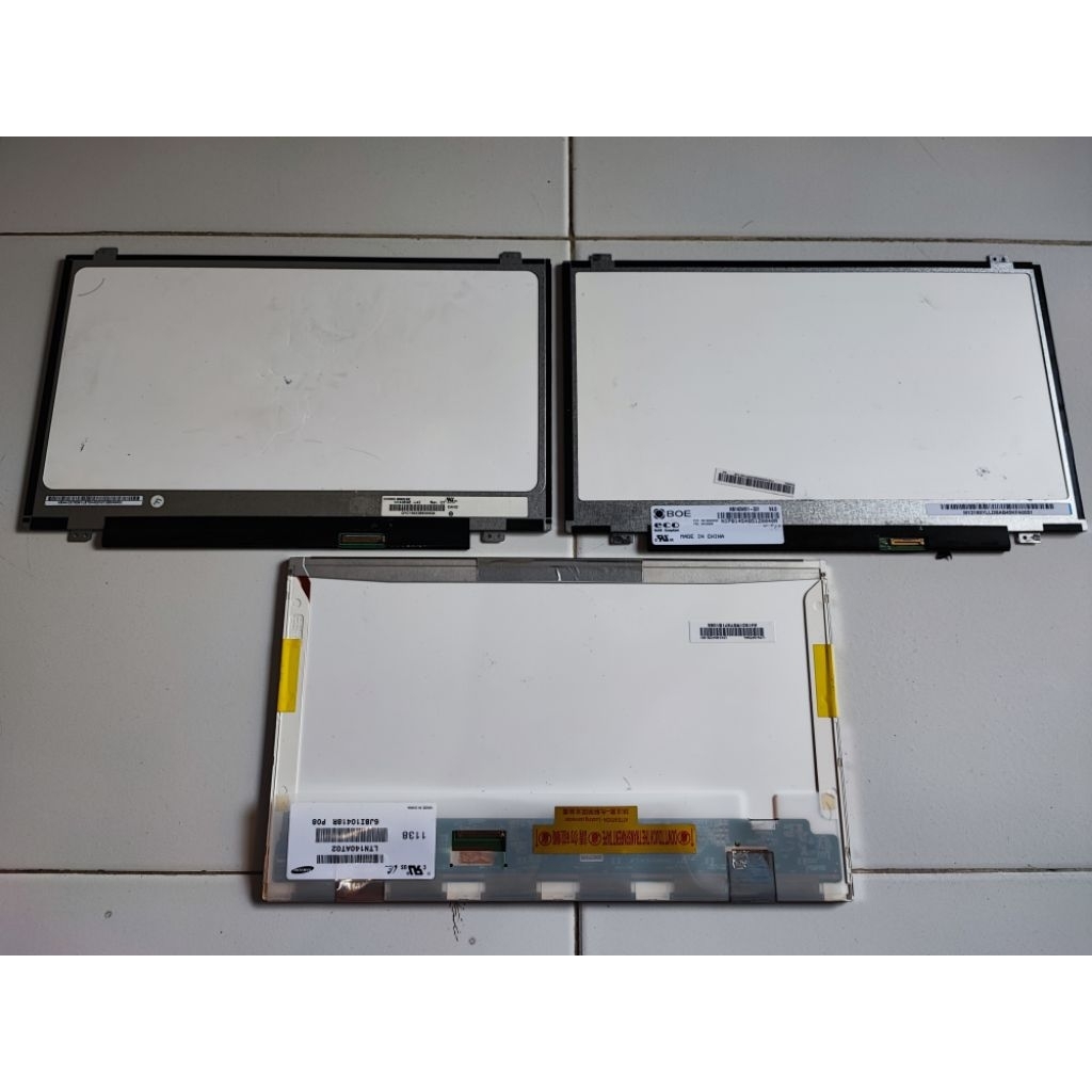LCD LED Laptop 14 inch 30 pin 40 pin Tebal Slim RUSAK