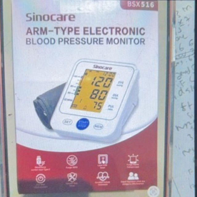 tensi digital suara sinocare BSX516