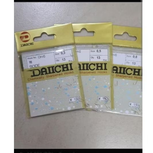 Mata Kail Pancing Daichi DH 6 sode  Tajam dan Kuat