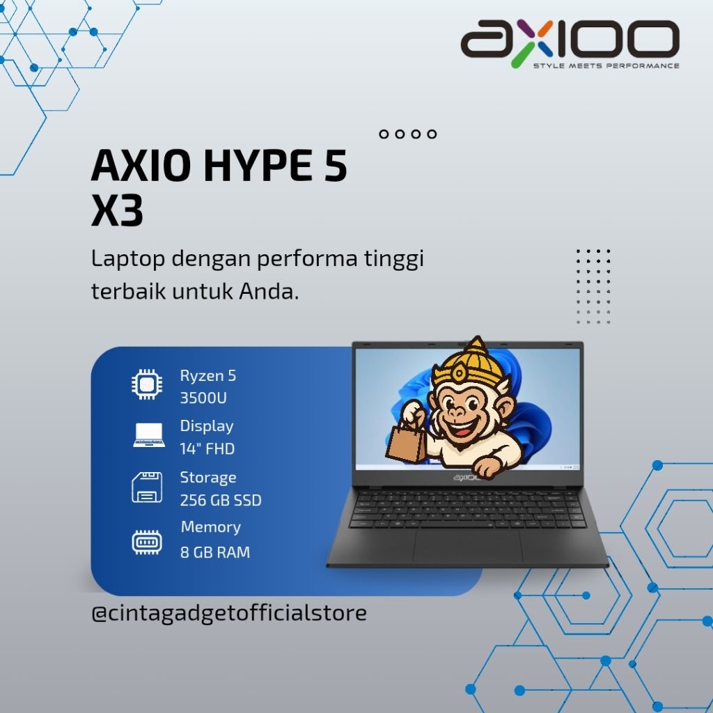 Axioo X3 Ryzen 5 3500U
