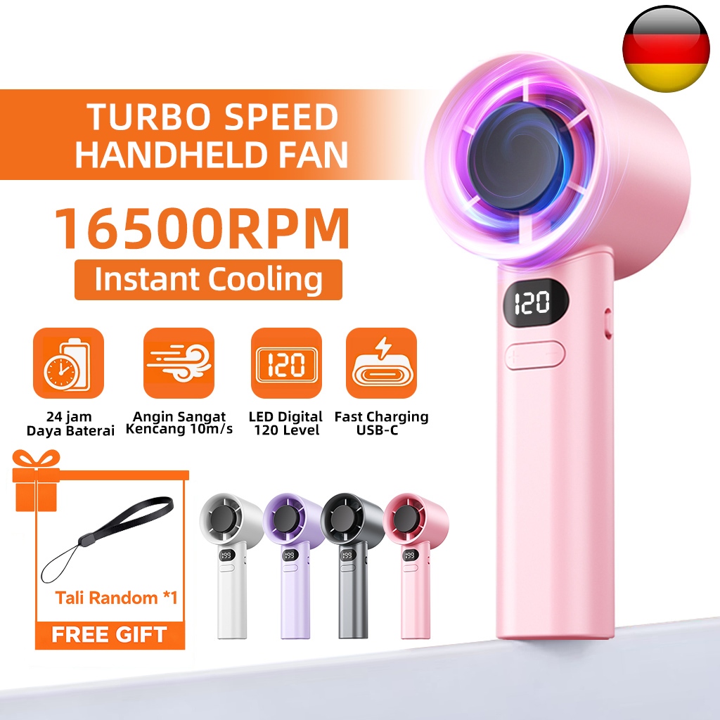 COD 2026 Kipas Angin Mini Portable kipas angin portable tahan lama 24...