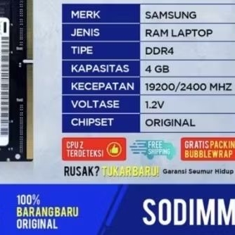 Ram Samsung Sodim DDR4