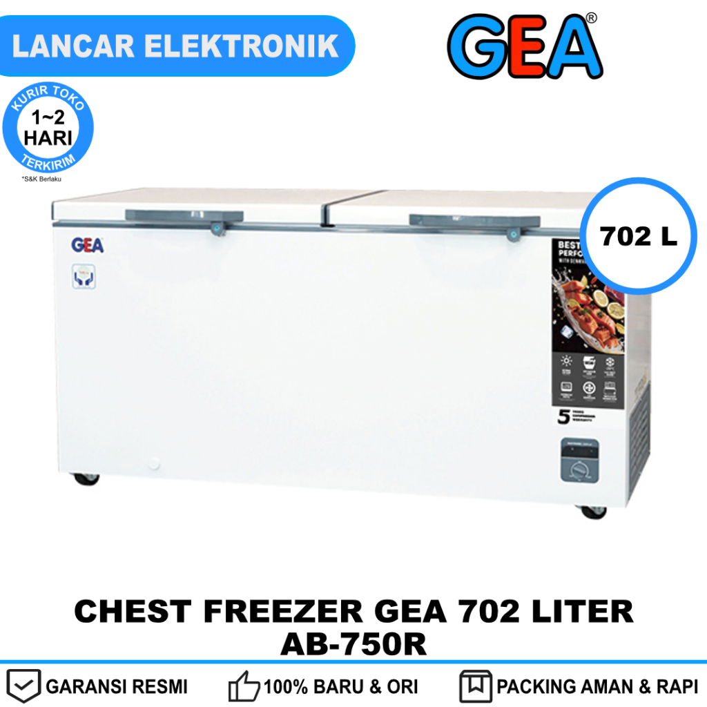 GEA Chest Freezer 700 Liter AB-750R - Freezer Chiller Function