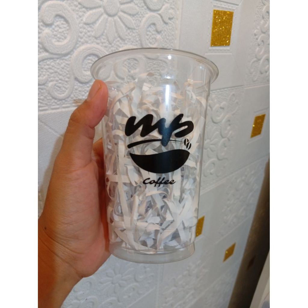 Sablon Cup PET Starindo 12oz/16oz