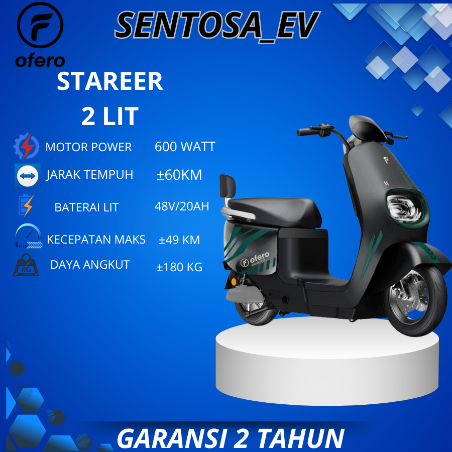 Sepeda Listrik Ofero Stareer 2 Lithium / Ofero Stareer 2 Lithium