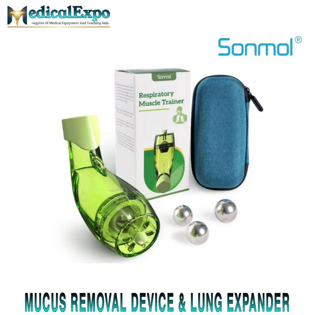 MUCUS REMOVAL DEVICE & LUNG EXPANDER / RESPIRATORI  MUSCLE TRAINER