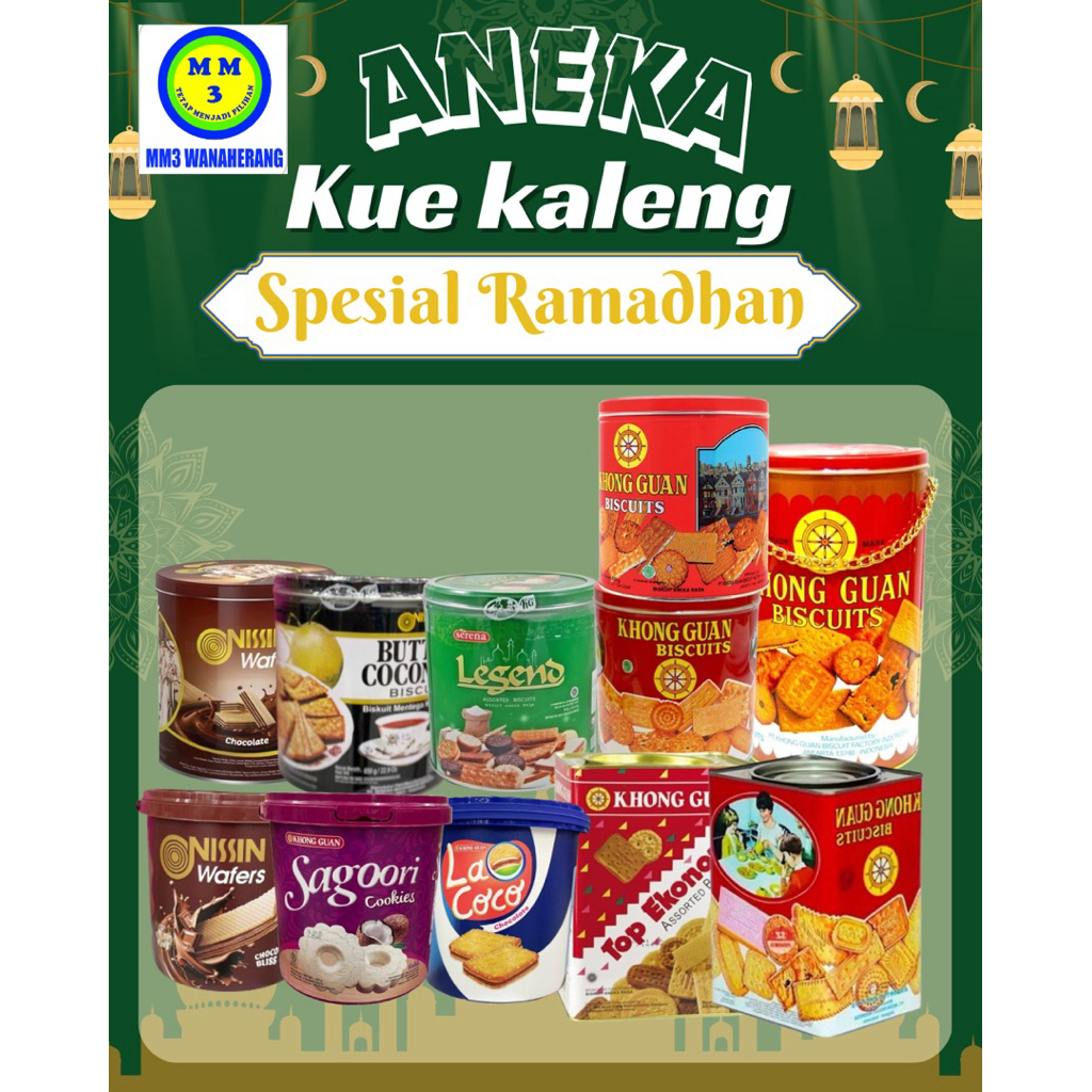 Khong Guan segi 1600g // Khong Guan 1000g // Khong Guan Red Mini 650g // Khong Guan Family 650g // S