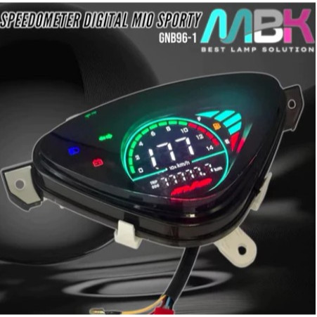 SPEEDOMETER DIGITAL LED MIO SPORTY MIO SMILE SPIDO WATERPROOF